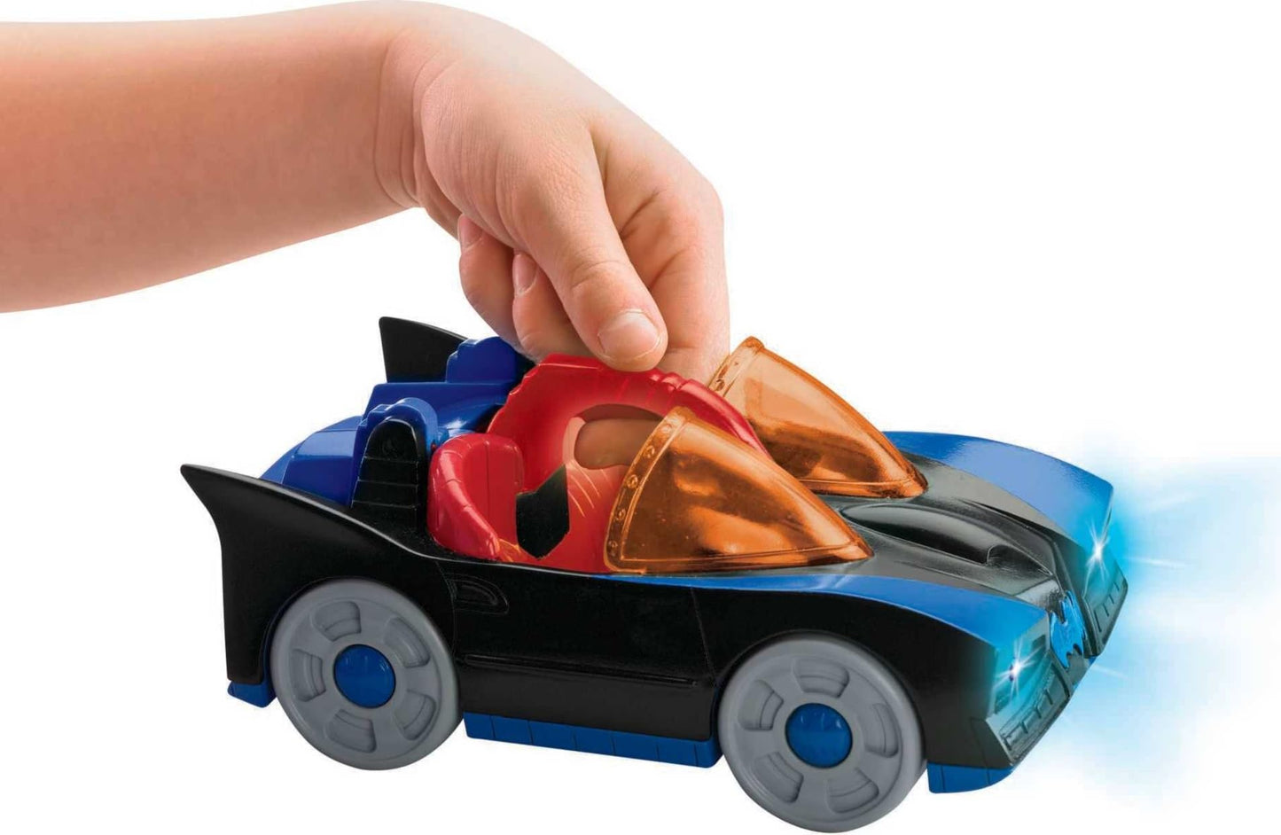 Fisher-Price Imaginext DC Super Friends Preschool Toy Batman Batmobile & Cycle Vehicle Set, 2 Figures, for Pretend Play Kids Ages 3+ Years