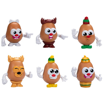 Potato Head Tinsel Tots Collectible Figures; Stocking Stuffers for Kids Ages 3 and Up; Potato Head Characters; Fun Unboxing Toy