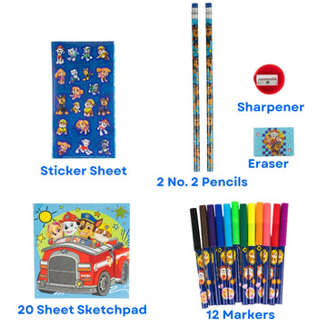 Innovative Designs Nickelodeon Paw Patrol Color and Roll Activity Set with Carrying Case, Stickers, & Art Supplies