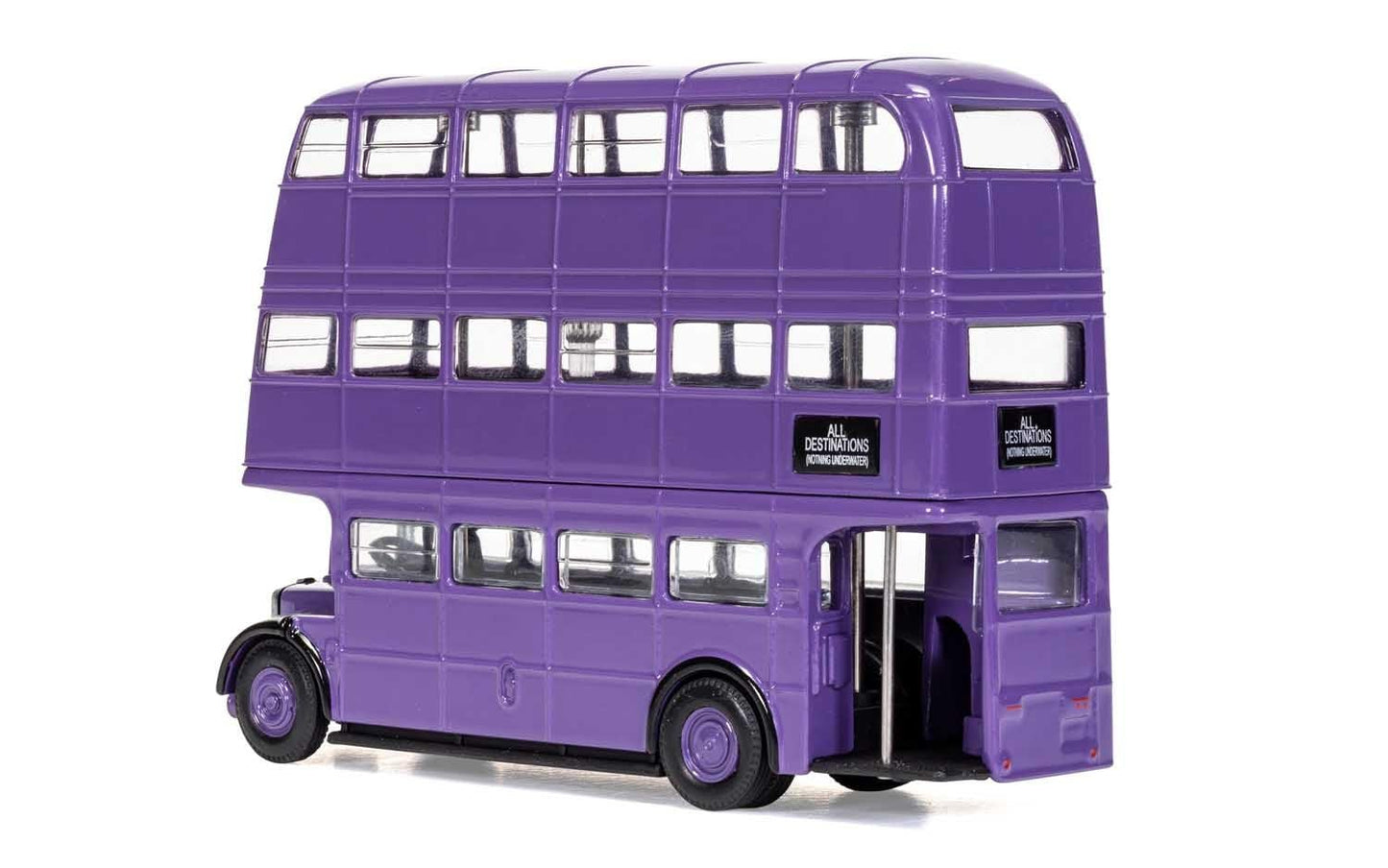 Knight Bus Triple Decker Bus Purple Movie Series Diecast Model by Corgi CC99726