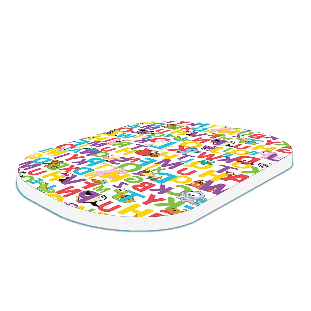 TCG Toys Gelli Mat - Neutral Fun Alphabet Bathtub Knee Rest - Provides Cushion for Your Knees While Bathing Your Little One. Brightly Colored, Made