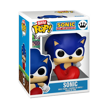 Funko Pop! Bitty 4pk: Sonic the Hedgehog - Sonic, Amy, Tails, and Knuckles - 0.9 Inch (2.2 Cm) Collectable - Stackable Display Shelf Included - Gift