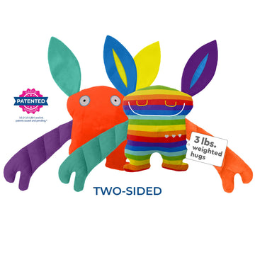 Bumpas Weighted Plush Toy - Calming Stuffed Animal, Realistic Hug, Machine Washable - Ages 3+