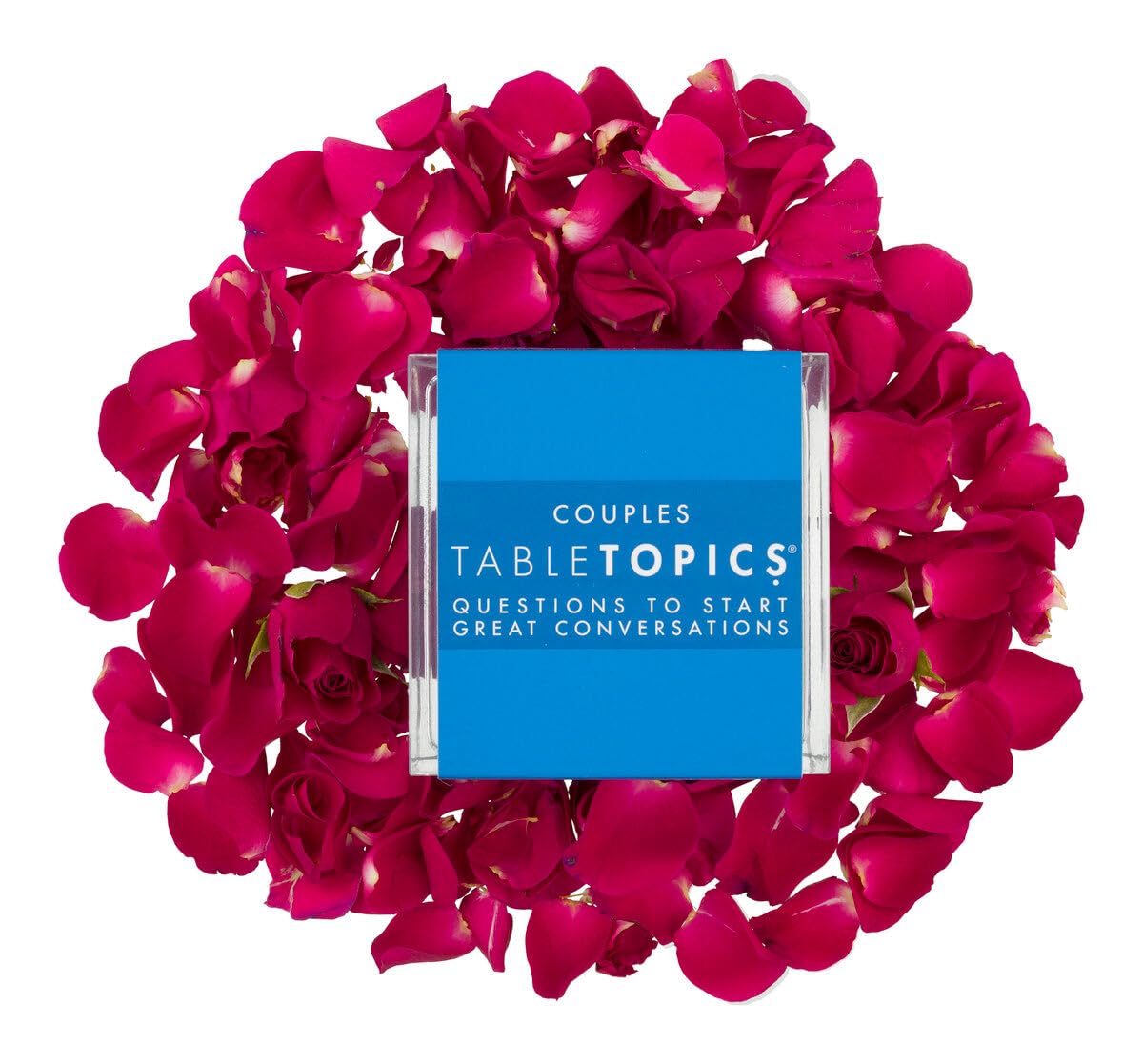 TableTopics Couples Conversation Starter Card Game for Romantic Partners - 135 Questions for Date Nights, Reconnecting, & Strengthening