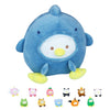 MOIEMIAS Original Adorkable Duck Plush Toy Pillow 8.66? Cute Shark Stuffed Animal Soft Fluffy Squishy Plushie with Shark Outfit Gift for Kids Bedroom