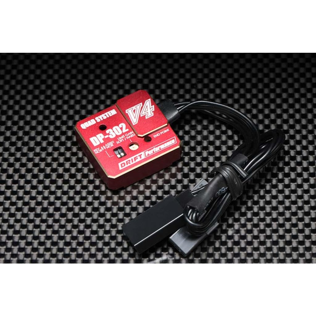 Yokomo DPP-302V4RB Yokomo Drift Steering Gyro Red(Dpp-302v4rb)