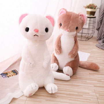 Rosiha Ferrets Plush Pillow 20 Inch(Brown)