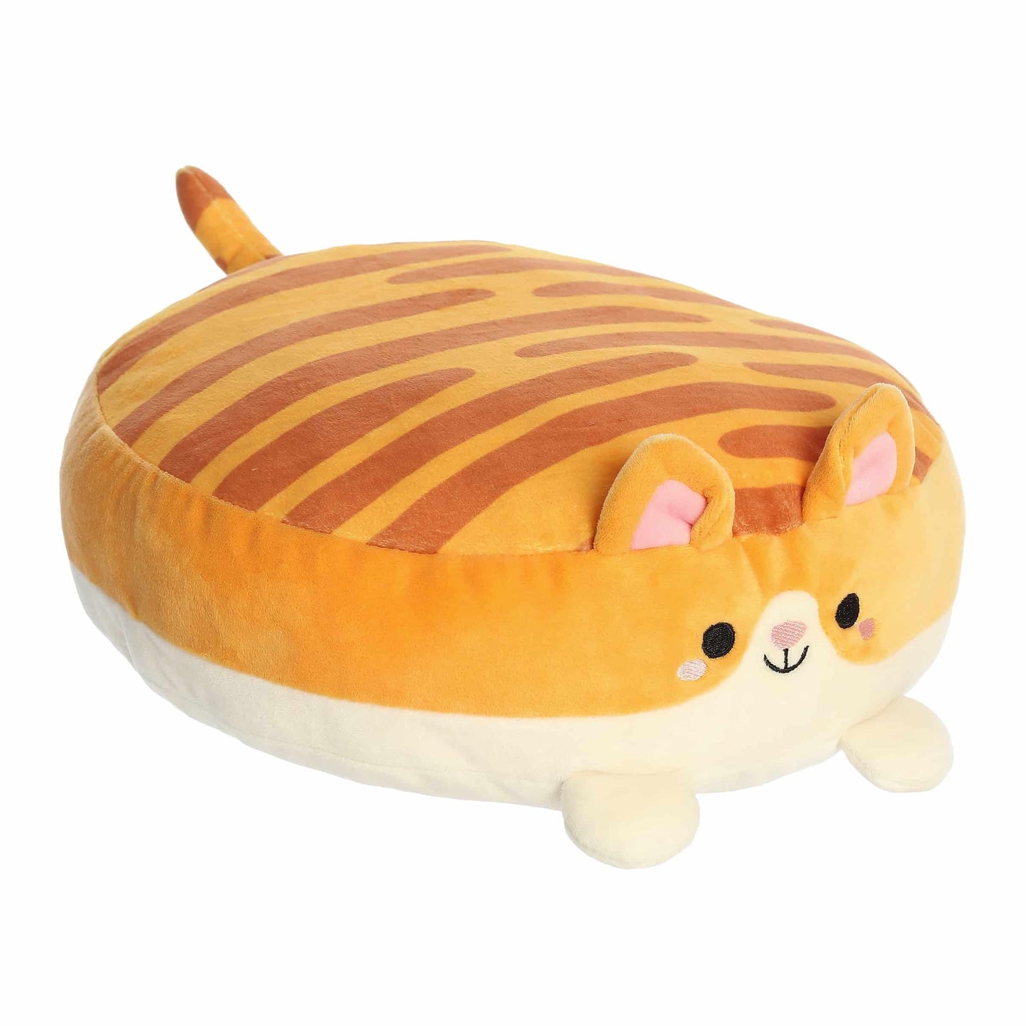 Aurora® Squishy Flapjacks™ Cassidy Cat™ Stuffed Animal - Perfect for Bringing Comfort to Children - Toys for Bedrooms, Birthday Gifts,