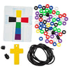 Colors of Faith Rosary Craft Kit - Makes 12 - Sunday School Crafts for Kids and Fun Home Activities