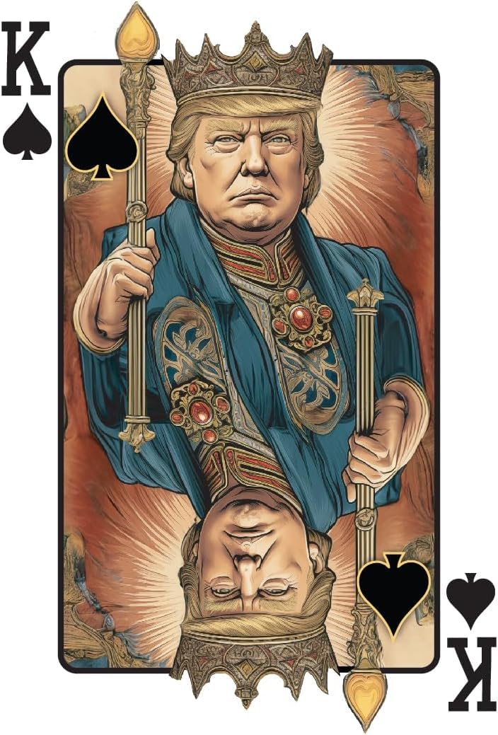 END THE WOKENESS: Trump Family Poker Playing Cards - Premium Collectible Deck Featuring Trump, Melania, Trump Jr., and Biden Joker Cardstock for Poker