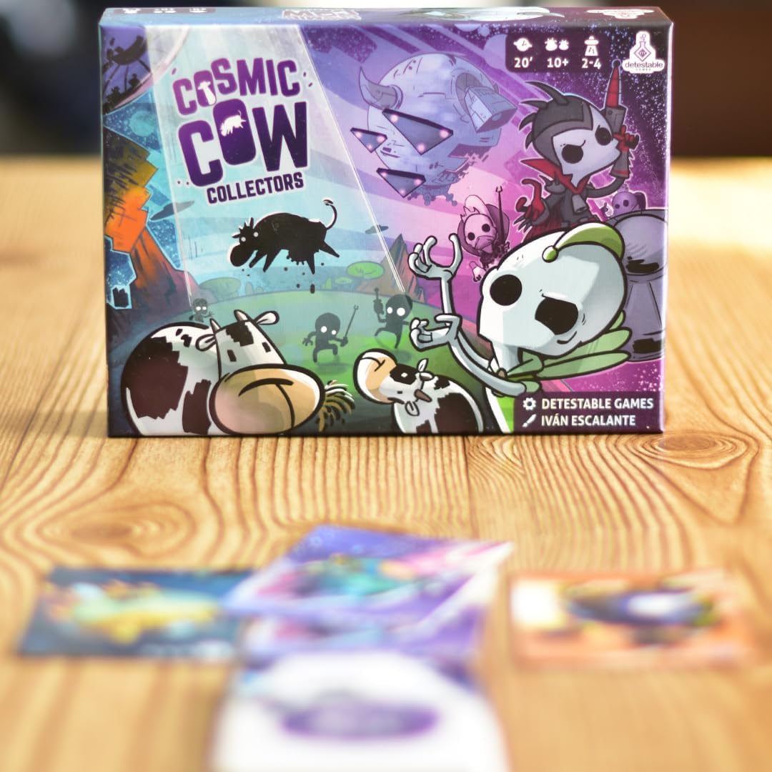 Draco Studios | Cosmic Cow Collectors - get The Most Valued Resource of The Galaxy: Cows! | Perfect for Family Night | Up to 4 Players | Ages 10