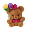 Melody Jane Dolls Houses Dollhouse Flock Teddy Bear with Balloons Miniature Toy Shop Nursery Accessory