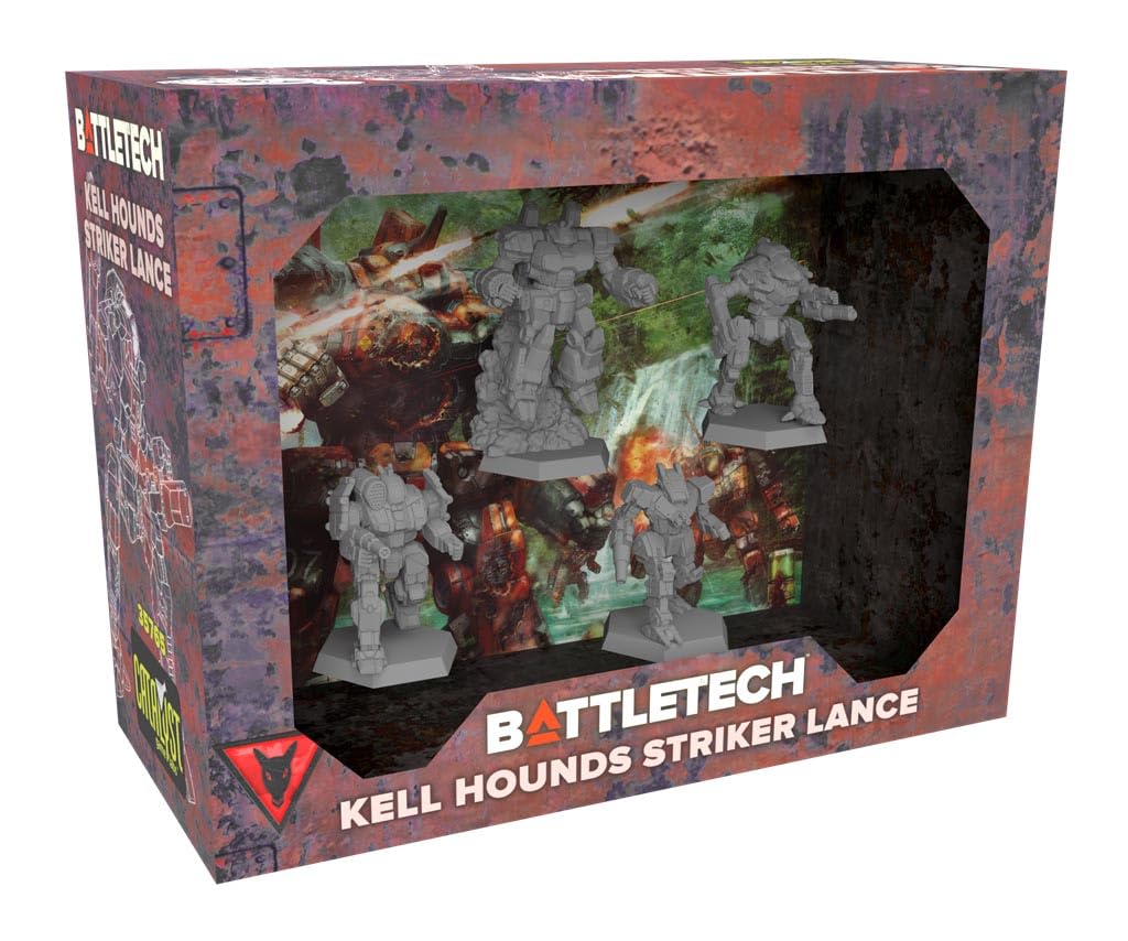 Catalyst Game Labs - BattleTech Kell Hounds Striker Lance - Miniature Game - English Version