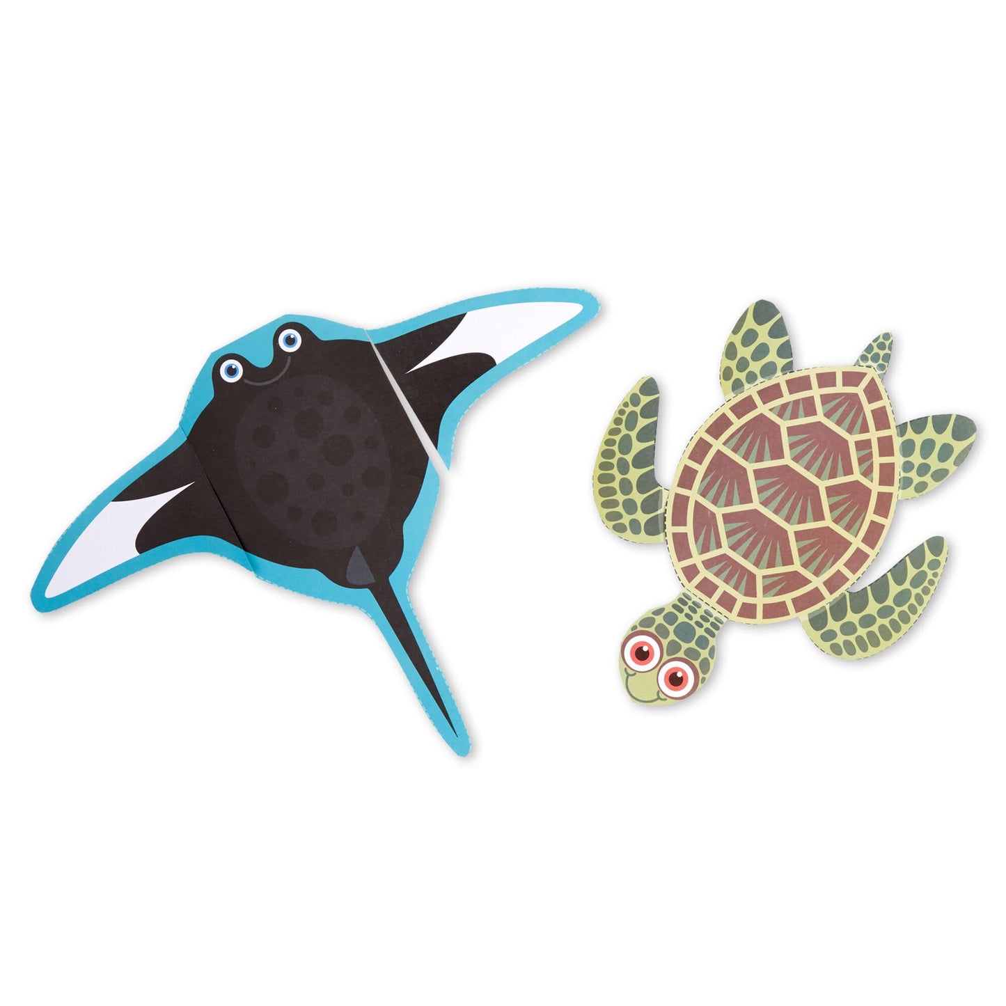 Melissa & Doug Sea Life: S c i s s o r Skills Activity Pad Bundle with 1 Theme Compatible M&D Scratch Fun Mini-Pad (32007)