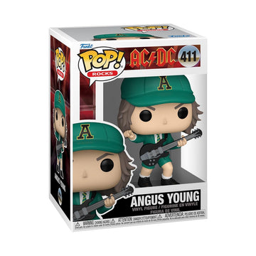 Funko POP Rocks: AC/DC - Angus Young - (Green) - Collectable Vinyl Figure - Gift Idea - Official Merchandise - for Kids & Adults - Music Fans - Model