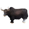FLORMOON Animal Figures Realistic Yak Plastic Early Educational Toys Cupcake Topper Party Gift for Kids 3+ Year Old(Black)