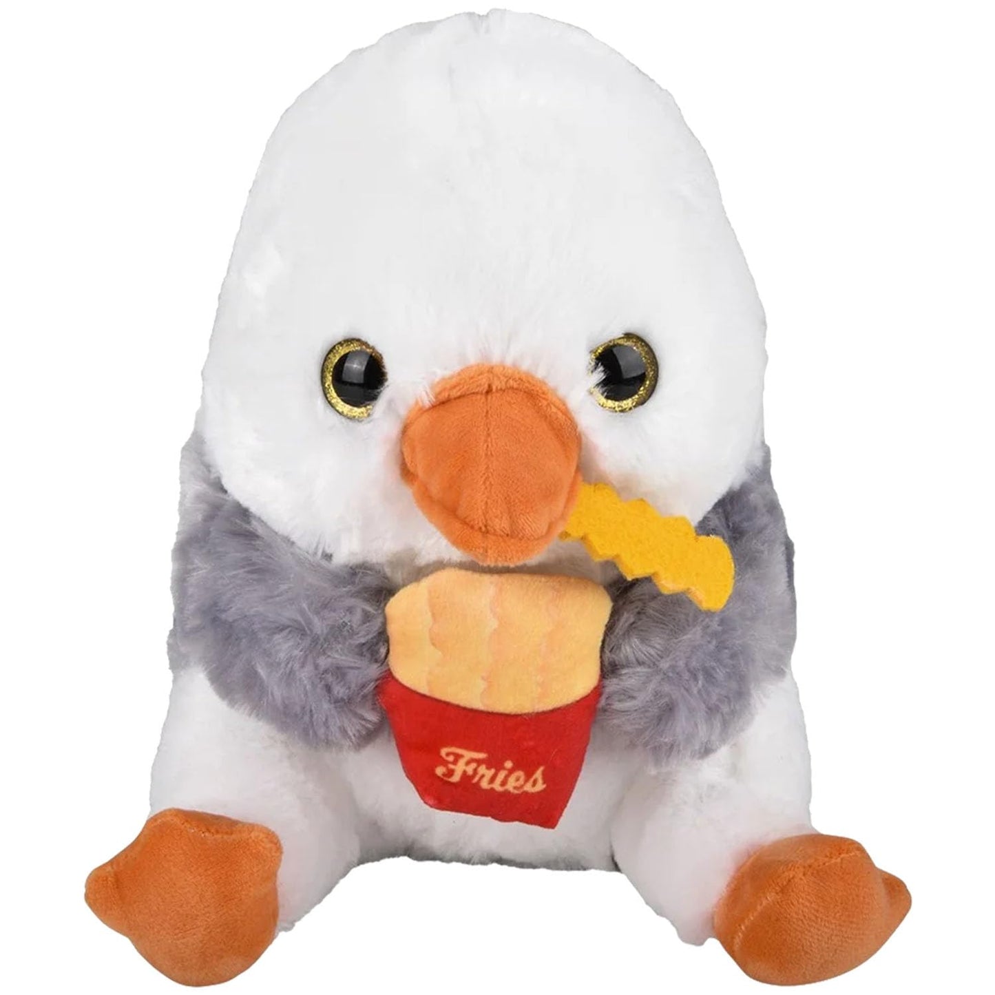 Rhode Island Novelty Charming Belly Buddy Seagull, Soft Stuffed Animal Toy for Kids, 8.5 Inch