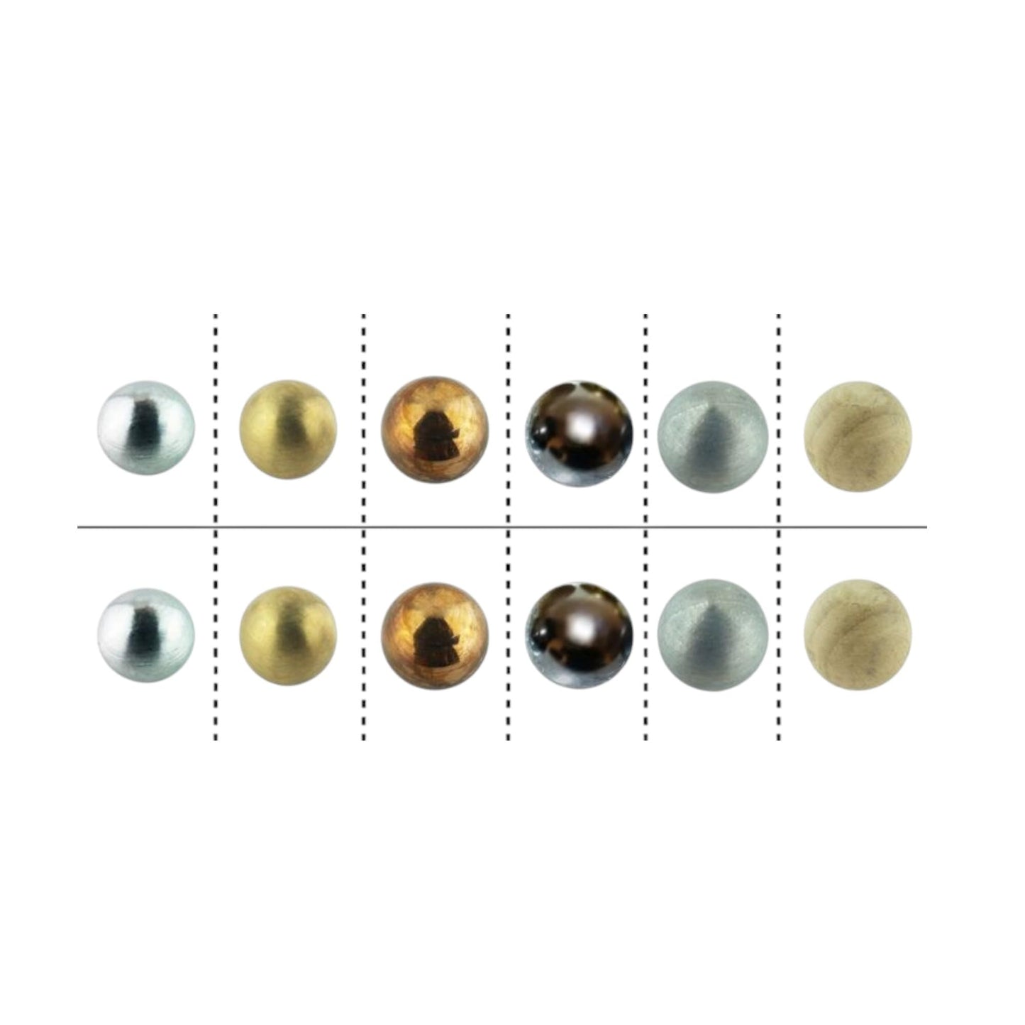 GSC International 42004-12: #Physics Balls Set w/ 12-25mm Physics Balls & a