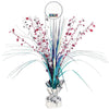 Multicolored Birthday Spray Centerpiece, 18" - 1 Count | Festive Decoration with 29 Customizable Stickers, For Any Age, Unique Celebration Display