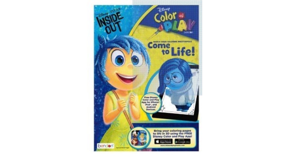 Disney Pixar Inside Out Color and Play Activity Book