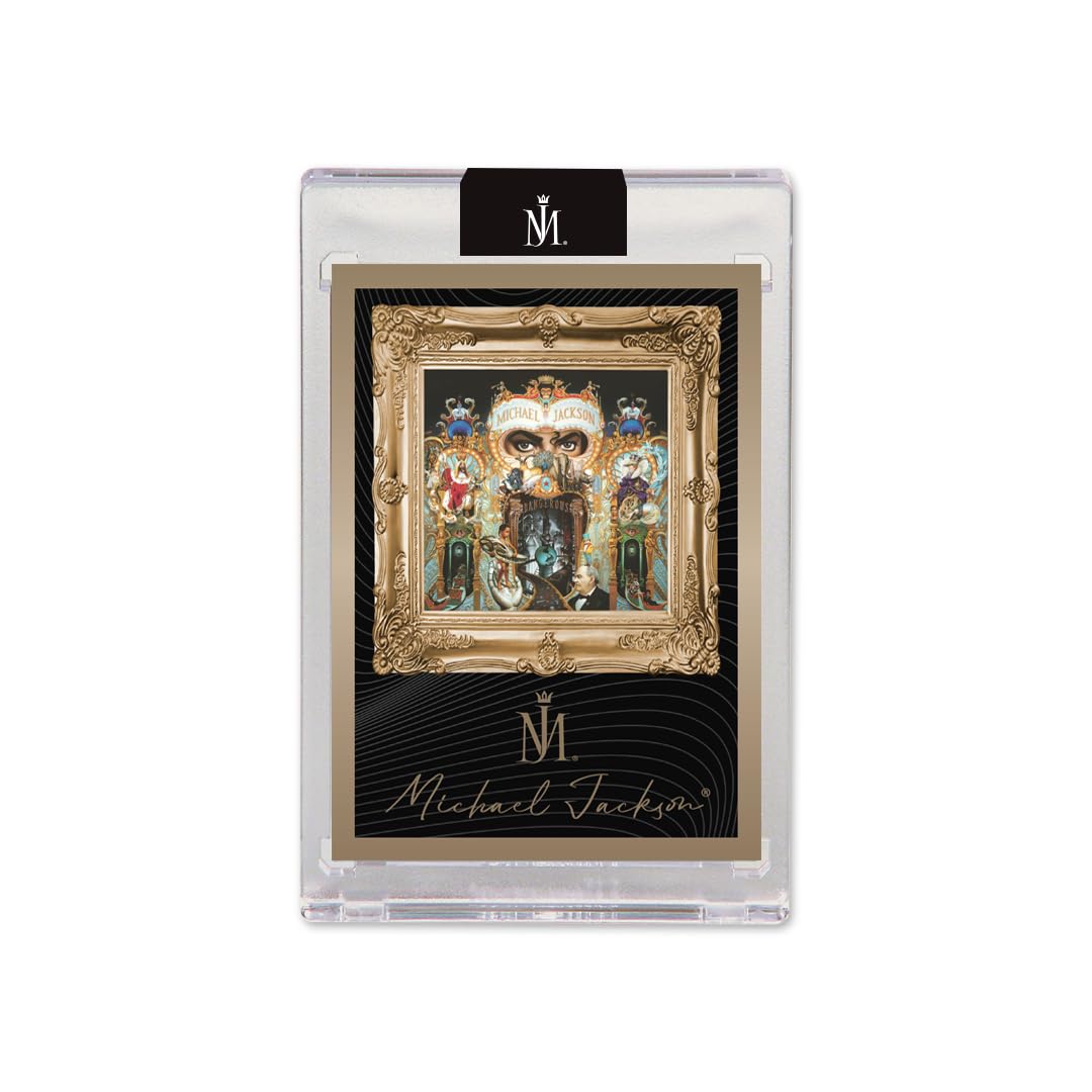 Michael Jackson Album Collection Exclusive Keepsake Trading Card Box, One Encased Serial Numbered Card Per Box, Featuring 7 Iconic Albums, Chase Gold
