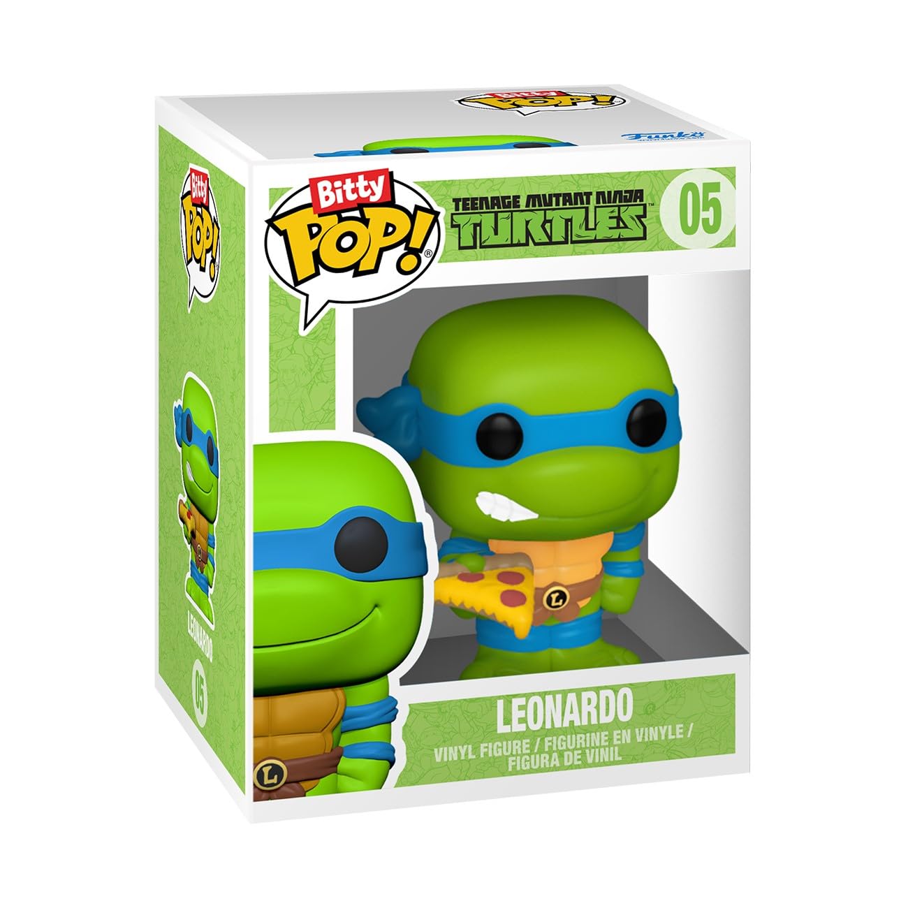 Funko Pop Bitty Ride: Teenage Mutant Ninja Turtles - Leonardo with Van - TMNT Retro/Classic - Collectable Vinyl Figure - Gift Idea - Official