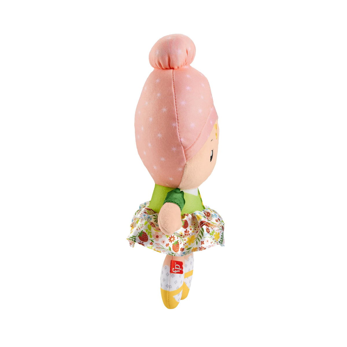 Fisher-Price My First Doll Cuddly Sensory Toy for Babies from 6 Months, Items Sold Separately, HXK44