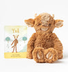 Slumberkins 14-Inch Yak Kin Plush & Affirmation Card Bundle