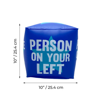 TMD Retail Giant Dice Drinking Game for Adults - Blow Up Dice PVC Inflatable and Reusable 2 Dice - 10" - Jumbo Dice for Indoor Outdoor Fun Games, Pool