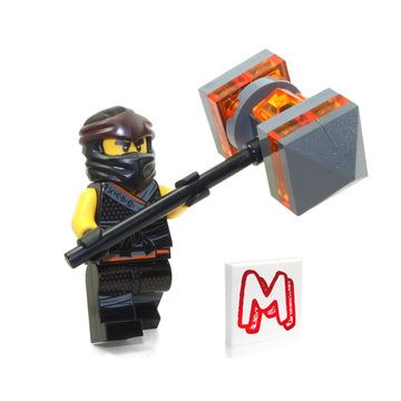 LEGO NINJAGO Legacy Minifigure - Cole in Sons of Garmadon Robe with Boom Hammer (Limited Edition Foil Pack)