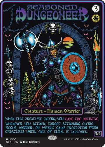 Magic: The Gathering Secret Lair x Dungeons & Dragons: Black Lights & Dark Dungeons Non-Foil Edition