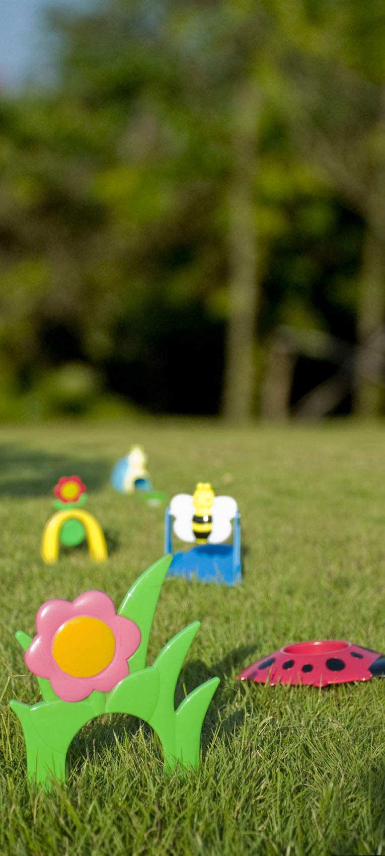Party Hurray Children Golf Set, w/Golf Clubs, Practice Holes, Floral/Animal Obstacles, Golf Balls, Packed in Gift Box