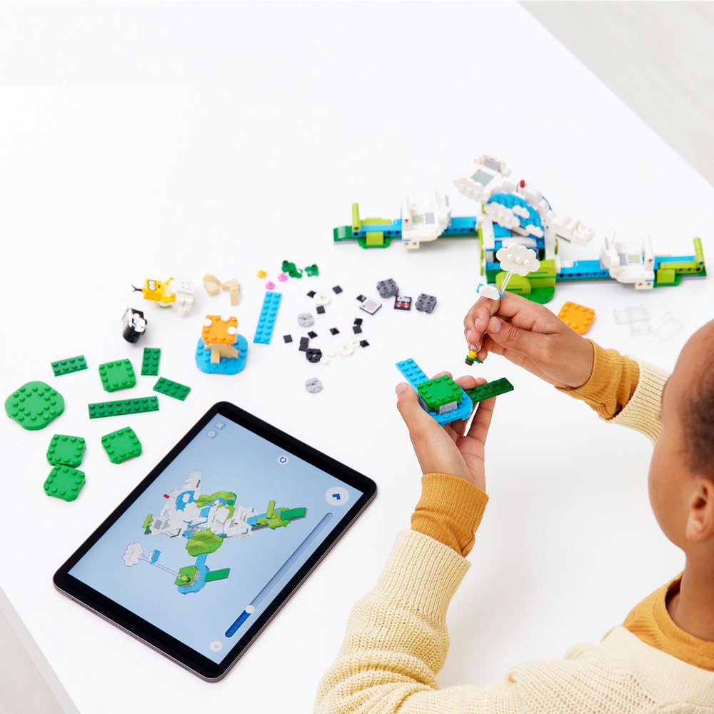Lego 71389 Super Mario Lakitu Sky World Expansion Set, Collectible Buildable Game Toy with Fuzzy & Bullet Bill Figures Gifts for Girls and Boys