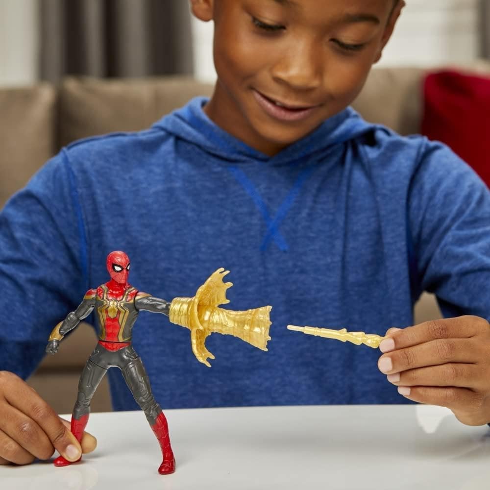Marvel Spider-Man: No Way Home Mystery Webgear/Spider-Man Iron Spider Integrated Suit Action Figure F1916 Authentic
