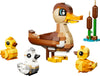 LEGO Creator Duck Family Building Set - 262-Piece Animal Toy with Posable Mother Duck & 3 Ducklings, Cute Play & Display Model, Gift for Kids - 40885