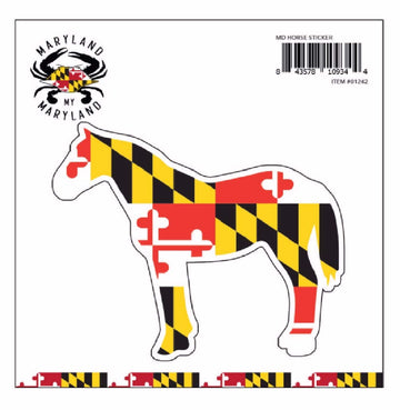 Maryland Horse Sticker Car Decal Maryland My Maryland