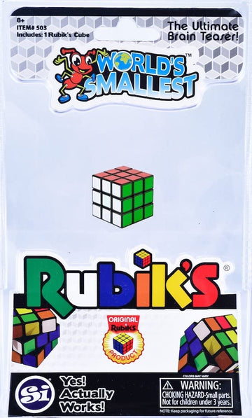 World's Smallest Rubik's Cube - Pocket Sized 3D Puzzle
