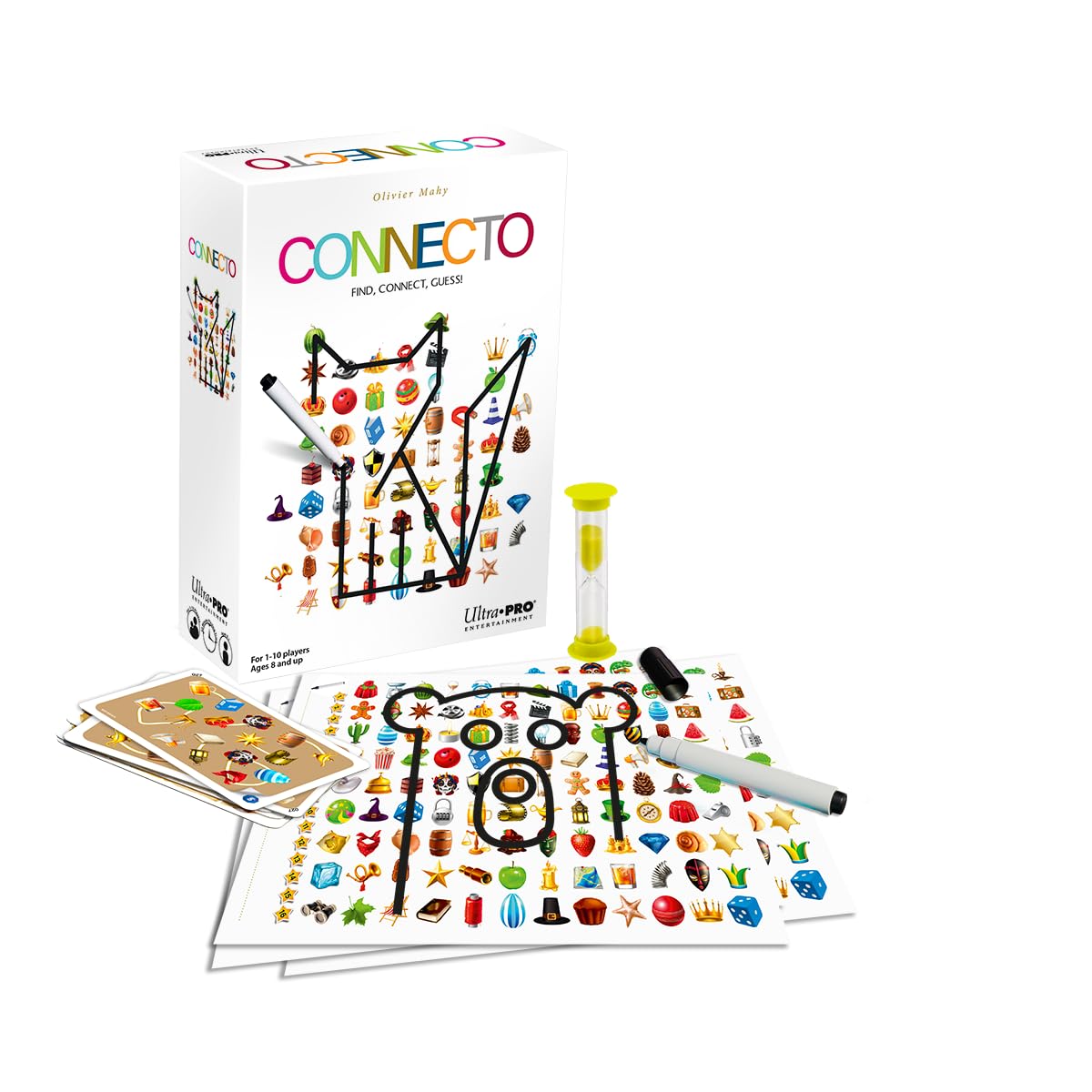 Connecto - Find, Connect, Guess! - Fast-Paced Drawing Game for The Whole Family! Connect Items, Guess Drawings, and Win Points in This Fun Game, Fun