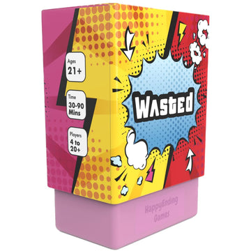 WASTED - The Party Game by Happy Ending Games - Gaming Cards - Board Game of Dares (Spanish Version)