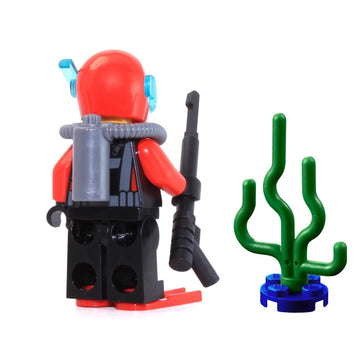 LEGO City Deep Sea Scuba Diver Minifigure - Loose