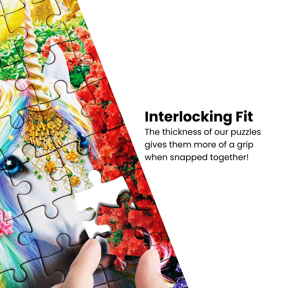 Masterpieces 300 Piece EZ Grip Glow in The Dark Jigsaw Puzzle - Singing Seahorses - 18"x24"