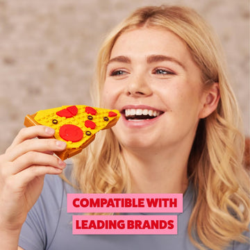 MAX Premium Snacks Building Bricks Collection (Pizza) by ZURU. Building Bricks for Teens, Adults and Collectors. Build, Collect and Display Your