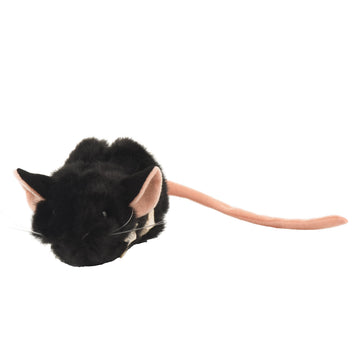 GIANTmicrobes Black Lab Mouse - Learn about Nature and Science with this Lab Research Animal, Memorable Gift for Lab Workers, Scientists, Students