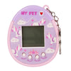 Virtual Pet Game Keychain - Child-Safe PP Electronic Pet with 90s Retro Design, Multi-Game Modes to Teach Responsibility & Social Skills (Durable for