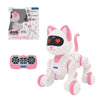 LEXiBOOK, Power Kitty Jr., Remote Control cat to Train, Waddles Like a Real cat, Interactive Eyes, STEM programmable, Rechargeable Battery