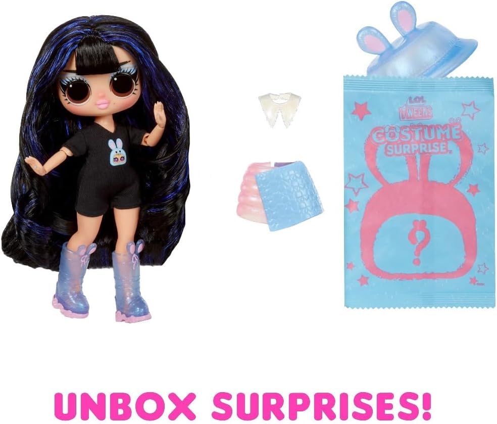 LOL Surprise Tweens Costume Fashion Doll Aya Cherry with Inflatable Blue Bunny Pet Costume & Multiple Surprises Including Fabulous Fashions &