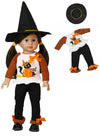 Kitty & Owl Halloween Outfit for 18-Inch Dolls | Premium Quality & Trendy Design | Dolls Clothes