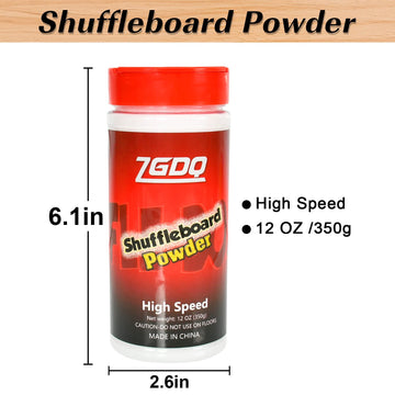 Shuffleboard Sand 2 Cans Shuffleboard Wax Shuffleboard Powder with Mini Brush