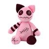 Bilibang Cat Plush,Gothic Style Pink Cat Plush, Zombies Cat Stuffed Animal