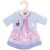 Bigjigs Toys Polar Bear Pink Dress & Cardigan (for Size Large Doll) - Fits 38cm (15") Rag Dolls & Dolls, Quality Baby Doll Clothes Outfits